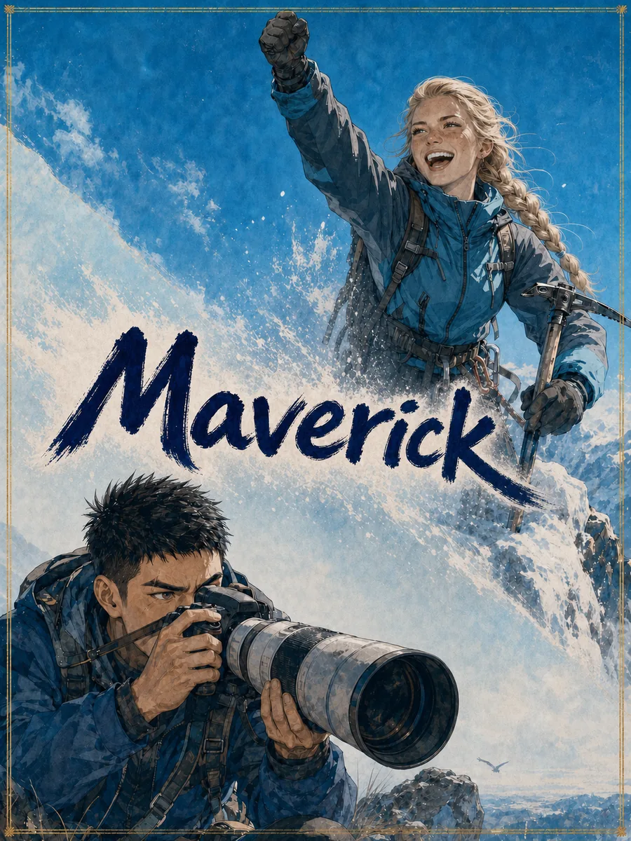 Maverick (比肩) character card — mountaineer and expedition photographer