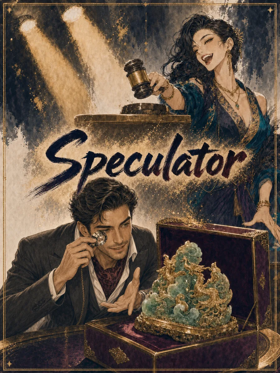 Speculator (偏财) character card — auctioneer and art appraiser