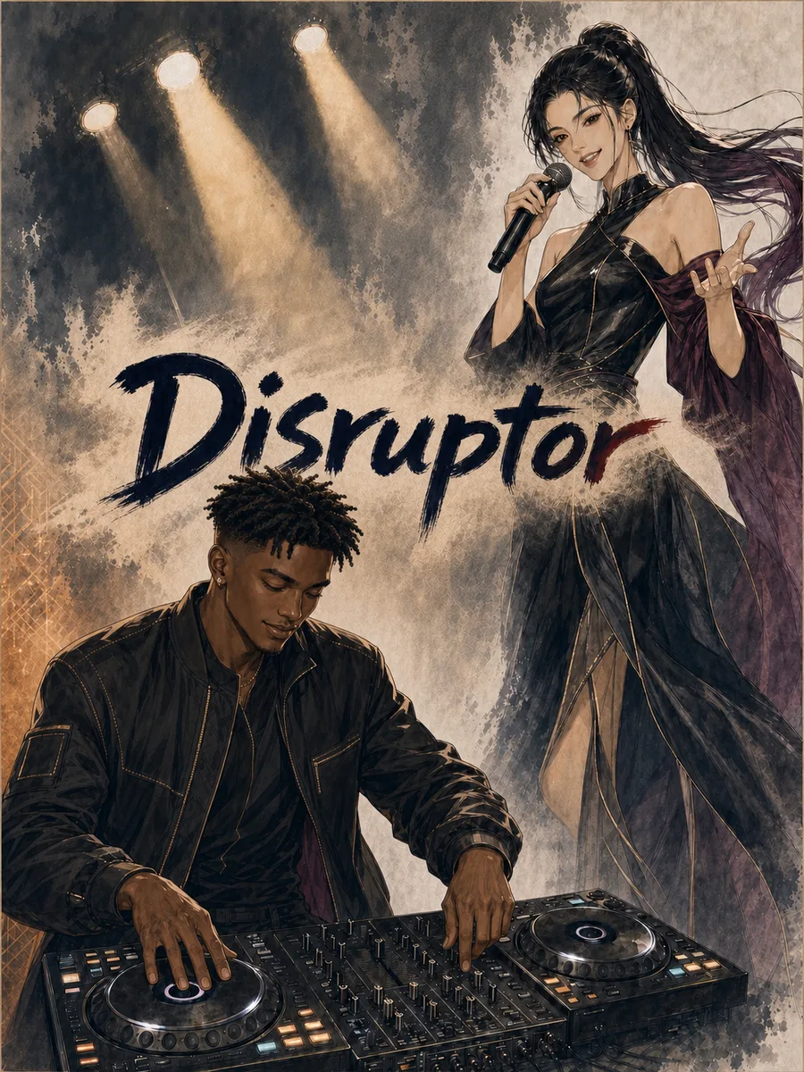 Disruptor (伤官) character card — singer and DJ