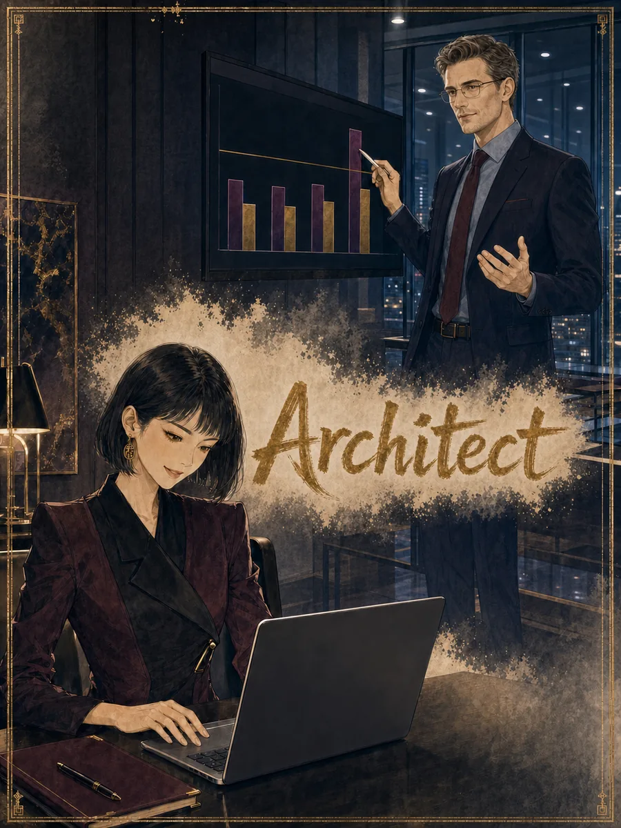 Architect (正财) character card — group CFO and corporate risk director
