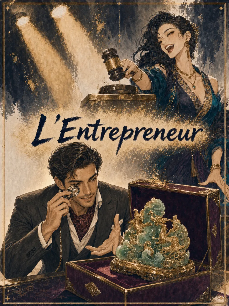 L'Entrepreneur (偏财) carte de personnage — commissaire-priseuse et expert en art
