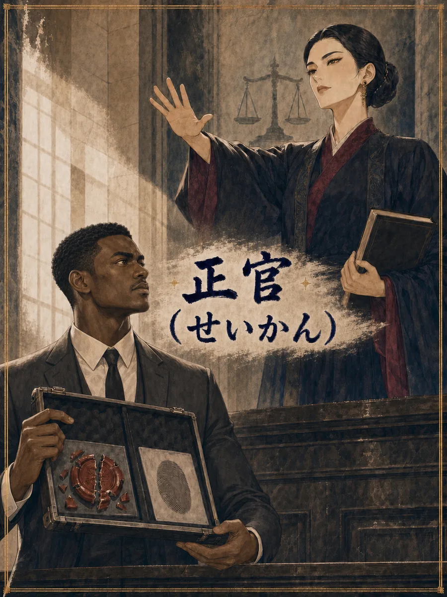 正官 人物カード — 裁判官と調査官