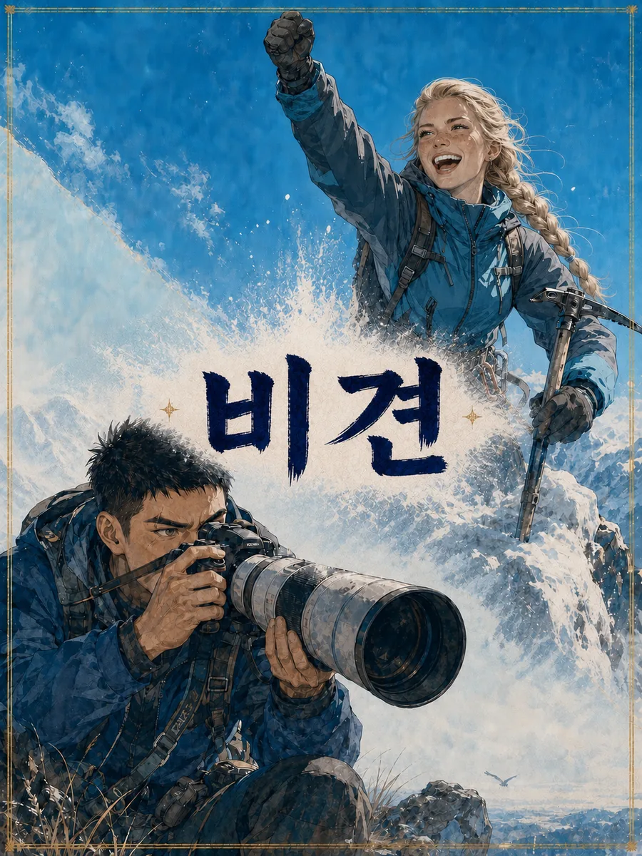비견 (比肩) 인물 카드 — 등반가와 탐험 사진가