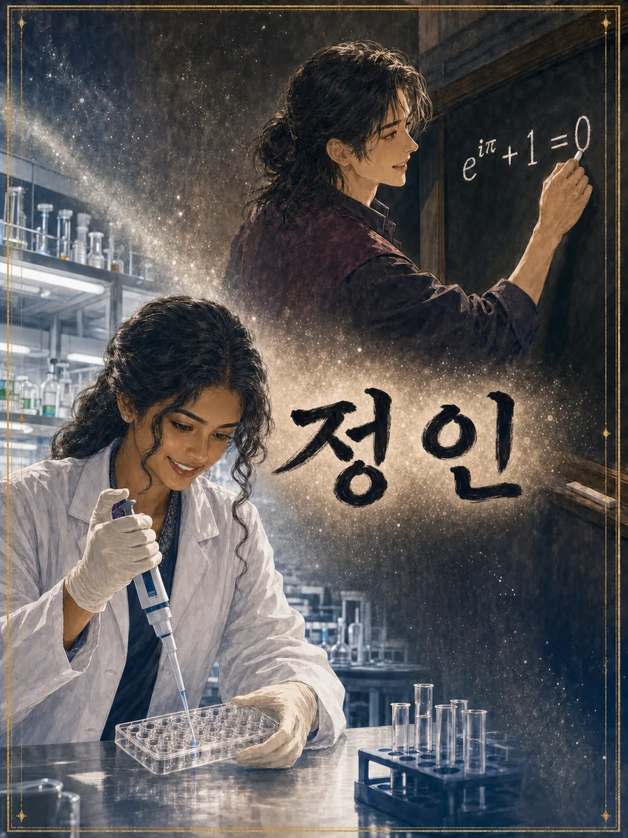 정인 (正印) 인물 카드 — 생명과학 연구자와 수학자